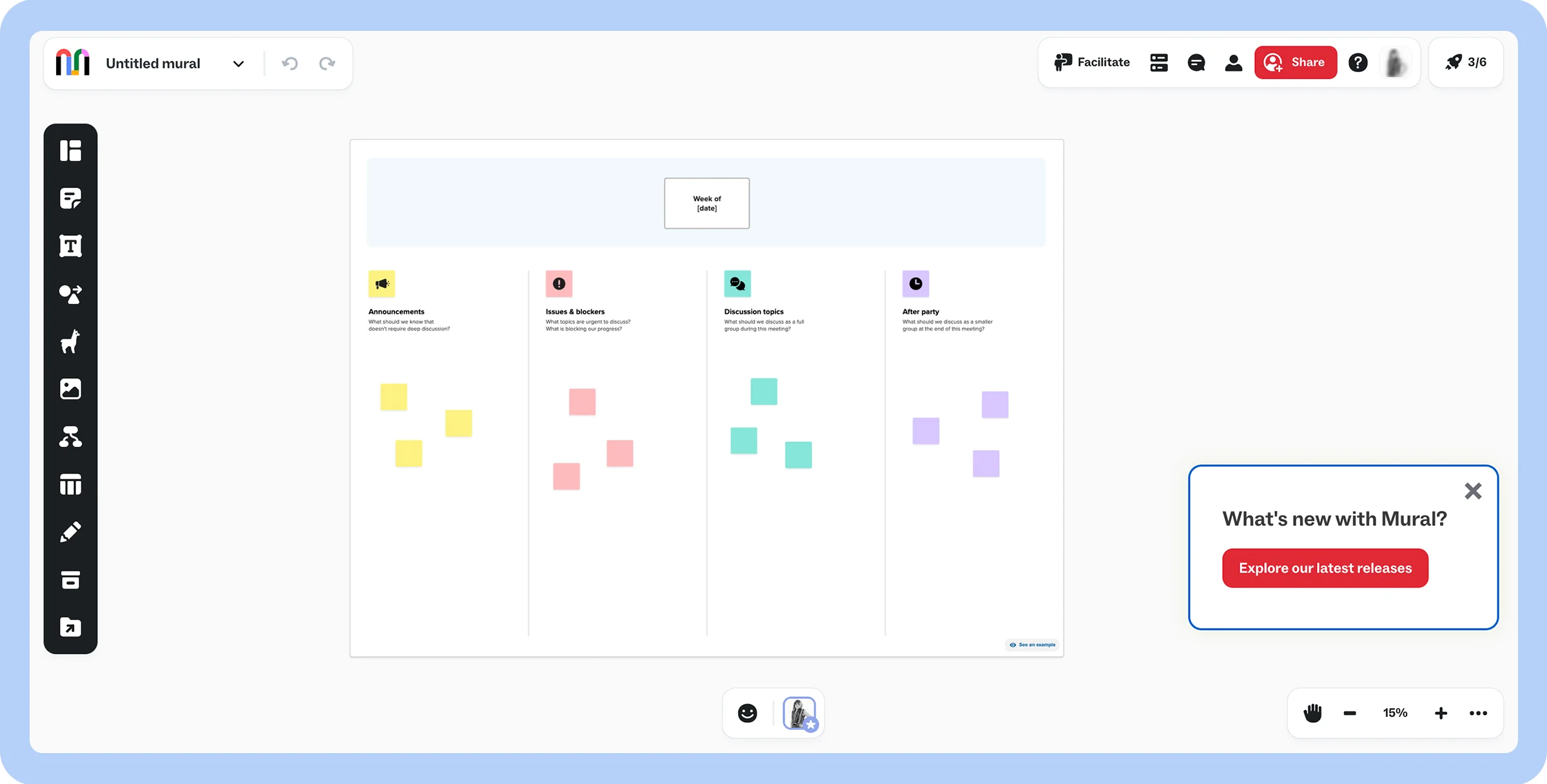 Screenshot of the Mural interface.