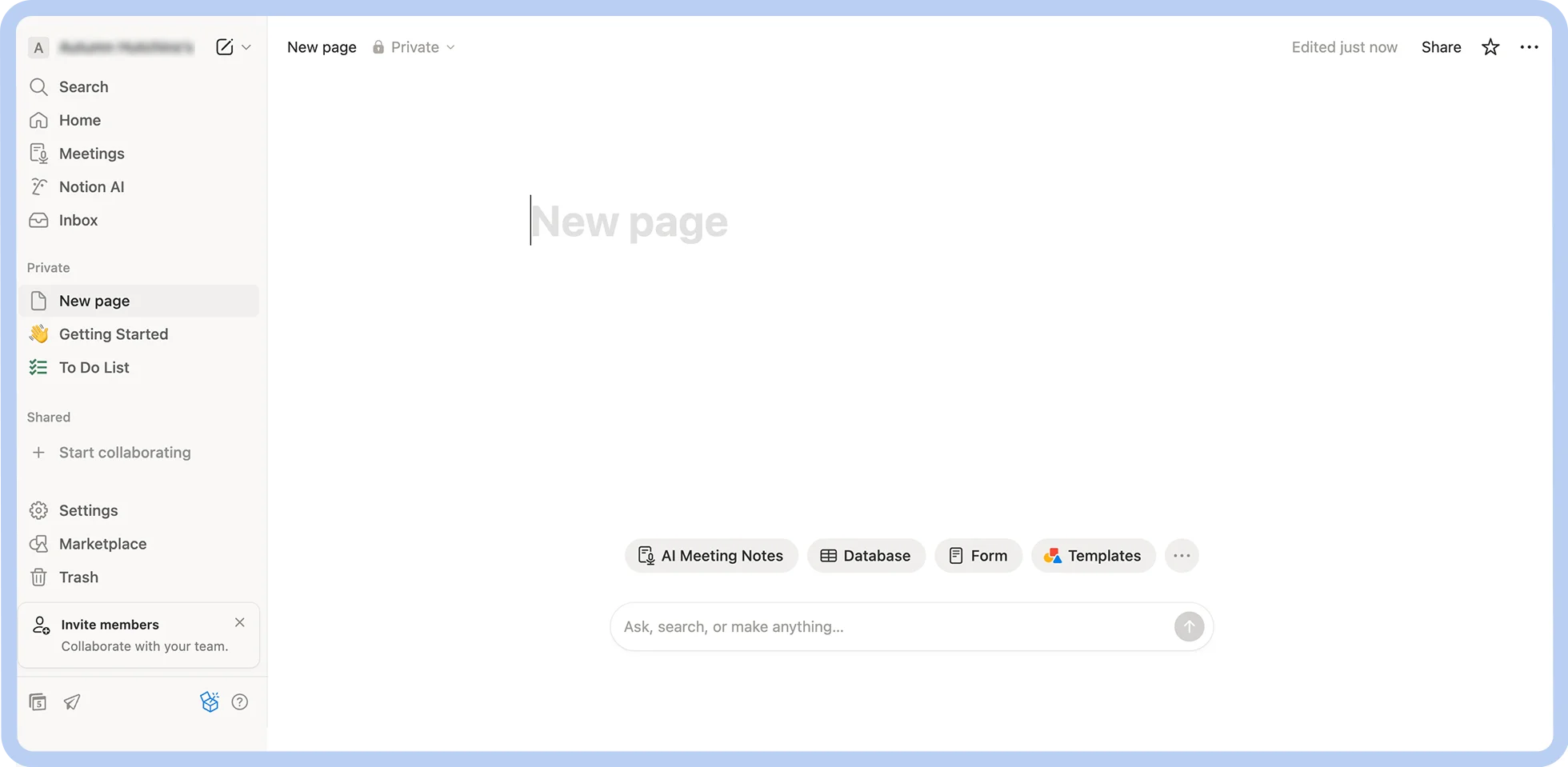 A screenshot of Notion Docs.