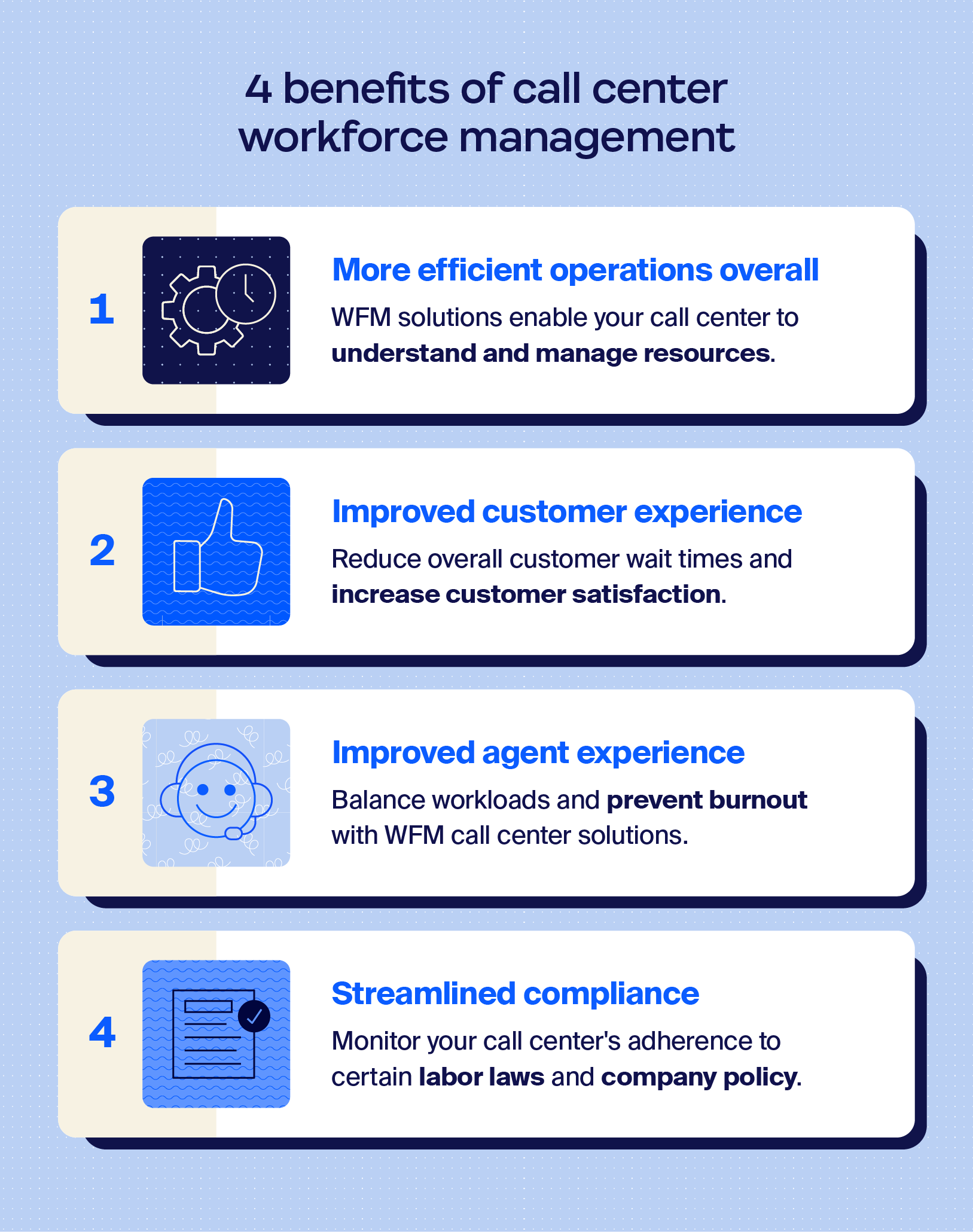 5 Benefits of workforce management call center solutions